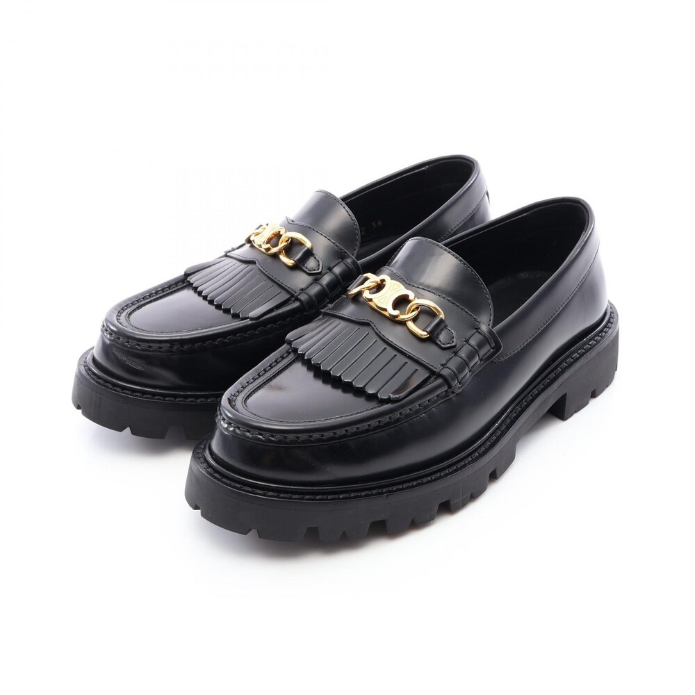 Celine Margaret Triomphe Fringe Loafers #345908C69B